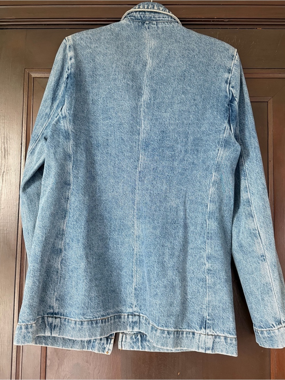 WeWoreWhat Denim Blazer, Size Medium - Picture 2 of 13
